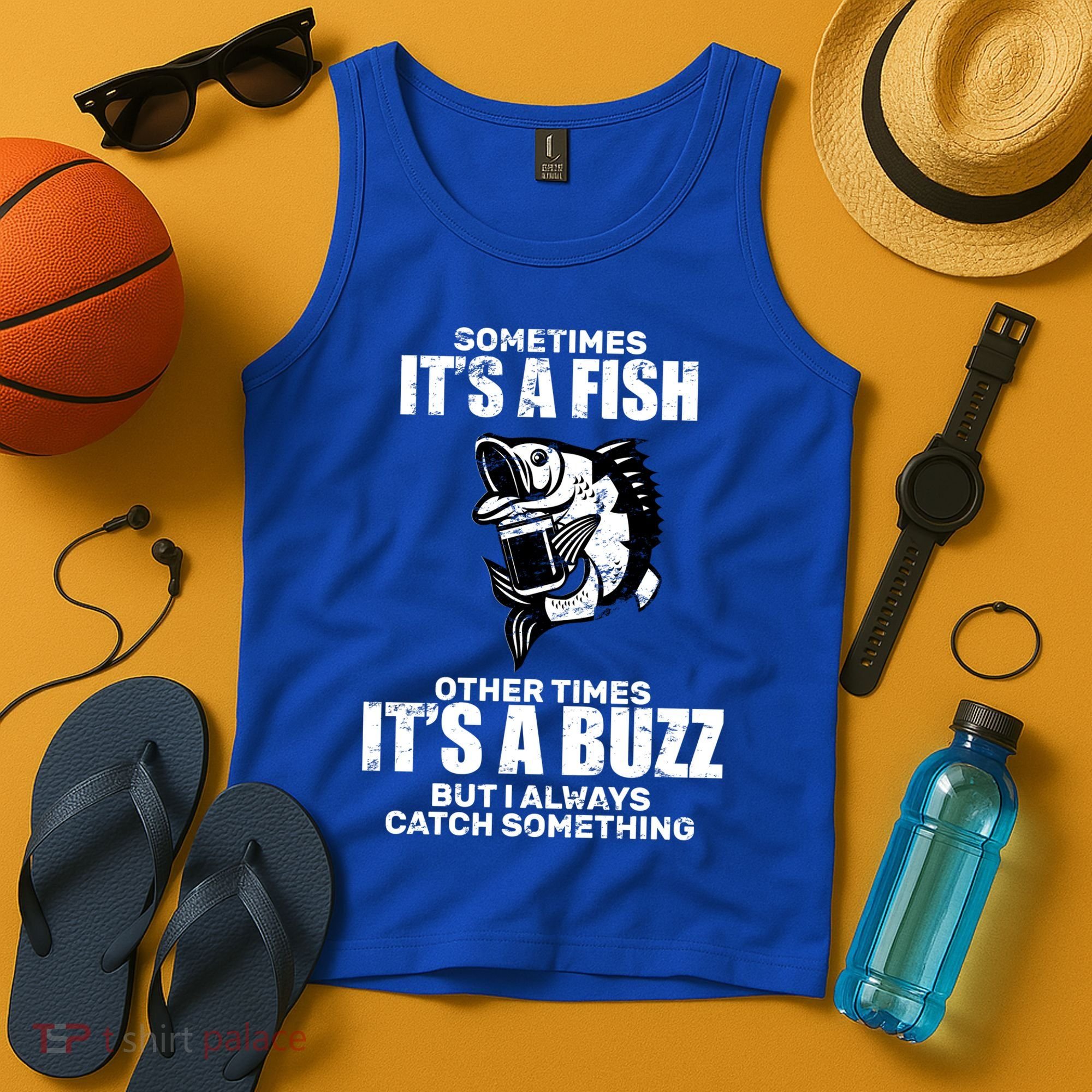 Catch A Fish Or Buzz Tank Top