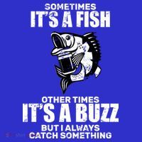 Catch A Fish Or Buzz Kids Hoodie thumb 5