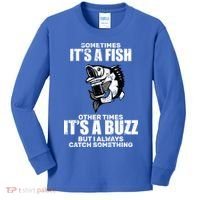 Catch A Fish Or Buzz Kids Long Sleeve Shirt thumb 0