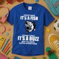 Catch A Fish Or Buzz Kids T-Shirt thumb 3