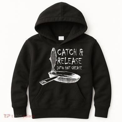Catch And Release Into Grease Kids Hoodie