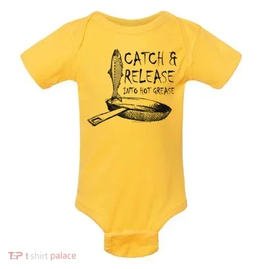 Catch And Release Into Grease Baby Bodysuit