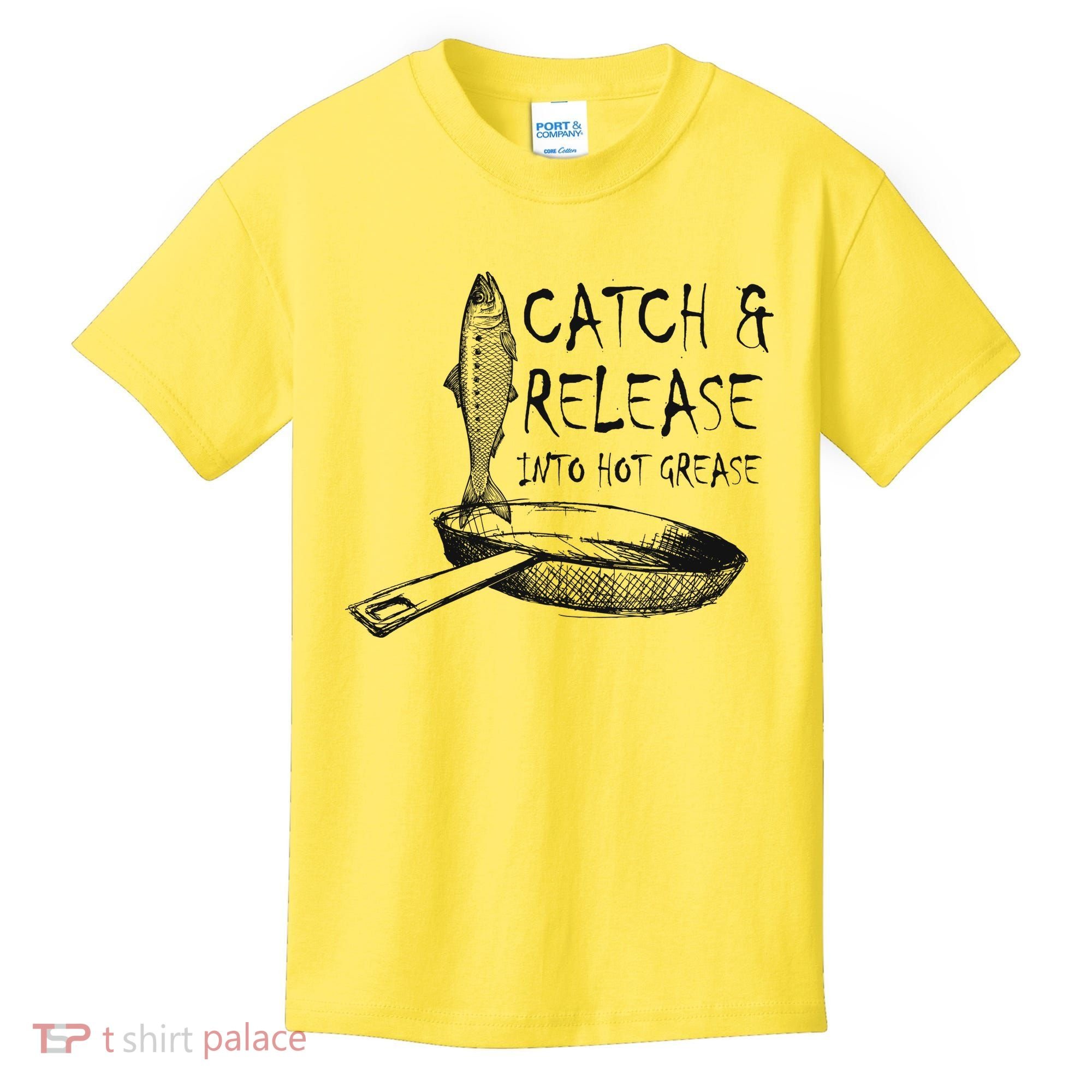 Catch And Release Into Grease Kids T-Shirt