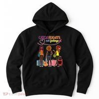 Catch Flights Not Feelings Hoodie thumb 0