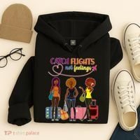 Catch Flights Not Feelings Hoodie thumb 4