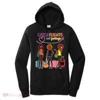 Catch Flights Not Feelings Women's Hoodie thumb 0