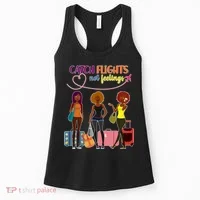 Catch Flights Not Feelings Women's Tank Top thumb 0