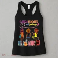 Catch Flights Not Feelings Women's Tank Top thumb 3