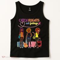 Catch Flights Not Feelings Tank Top thumb 2