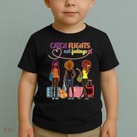 Catch Flights Not Feelings Toddler T-Shirt thumb 2