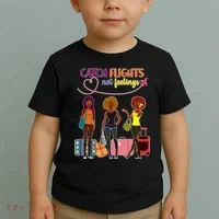 Catch Flights Not Feelings Toddler T-Shirt thumb 2