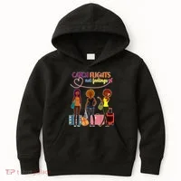 Catch Flights Not Feelings Kids Hoodie thumb 0