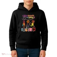 Catch Flights Not Feelings Kids Hoodie thumb 4