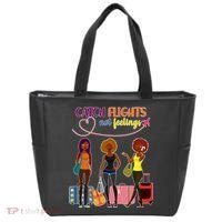 Catch Flights Not Feelings Tote Bag thumb 0