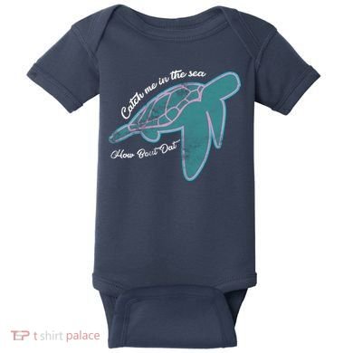 Catch Me In The Sea How Bout Dat Baby Bodysuit