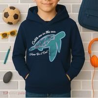 Catch Me In The Sea How Bout Dat Kids Hoodie thumb 2