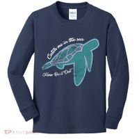 Catch Me In The Sea How Bout Dat Kids Long Sleeve Shirt thumb 0