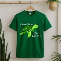 Catch Me In The Sea How Bout Dat Turtle T-Shirt thumb 2