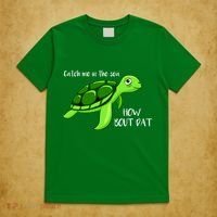 Catch Me In The Sea How Bout Dat Turtle T-Shirt thumb 5