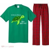 Catch Me In The Sea How Bout Dat Turtle Pajama Set thumb 0