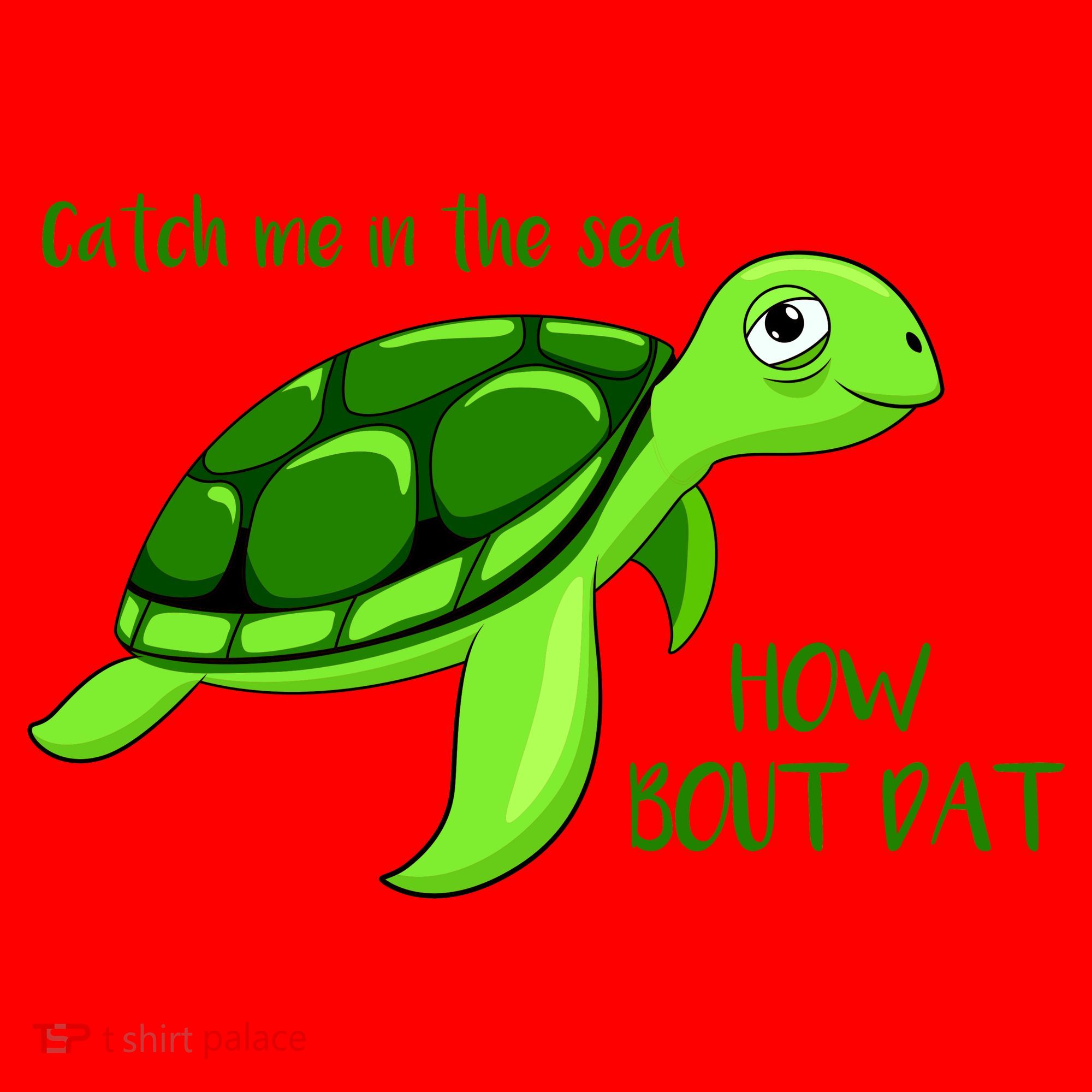 Catch Me In The Sea How Bout Dat Turtle Santa Hat