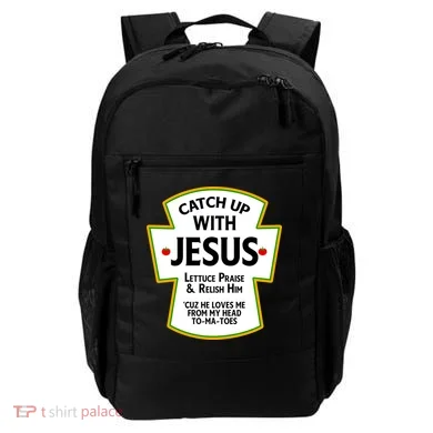 Catch Up With Jesus Backpack