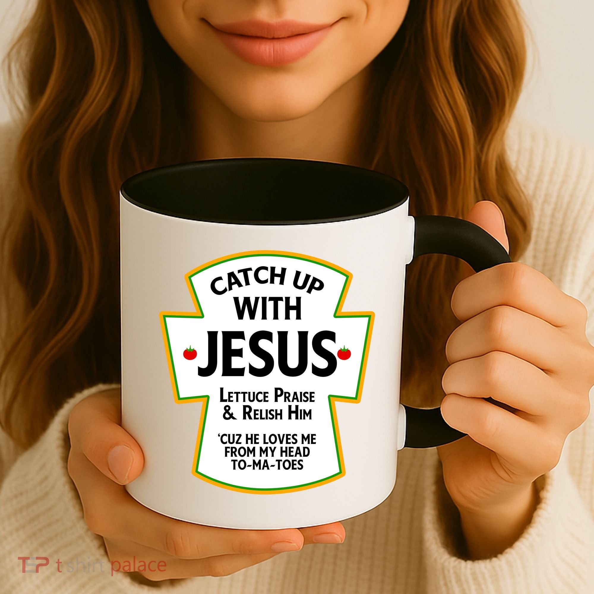 Catch Up With Jesus Coffee Mug