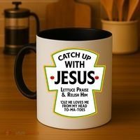 Catch Up With Jesus Coffee Mug thumb 4