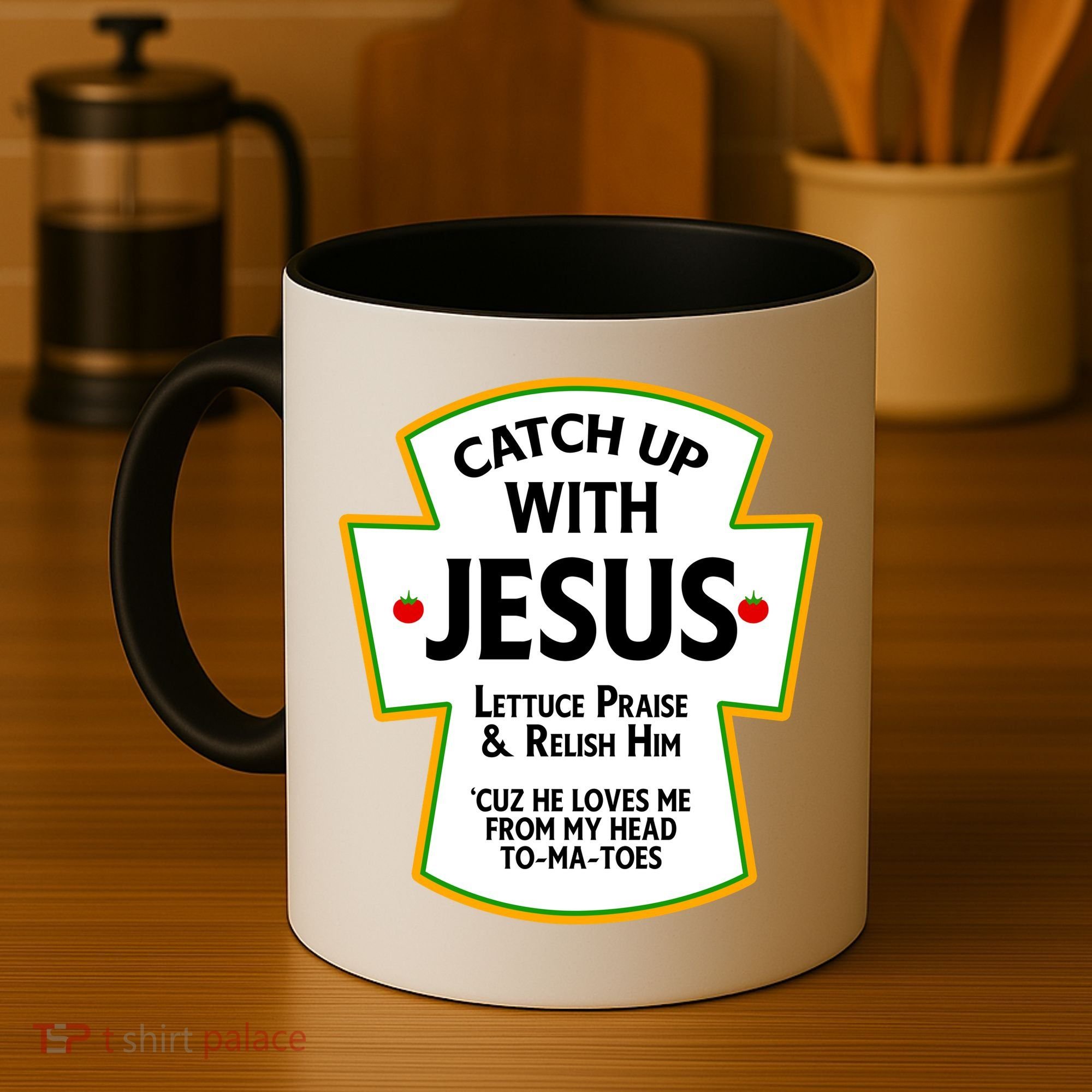 Catch Up With Jesus Coffee Mug