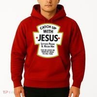 Catch Up With Jesus Hoodie thumb 2