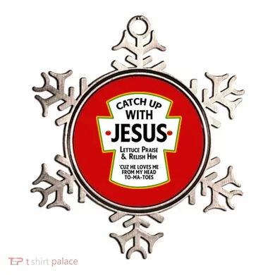 Catch Up With Jesus Ornament