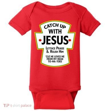 Catch Up With Jesus Baby Bodysuit