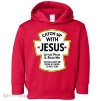 Catch Up With Jesus Toddler Hoodie thumb 0