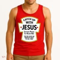 Catch Up With Jesus Tank Top thumb 3