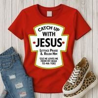 Catch Up With Jesus Women's T-Shirt thumb 3