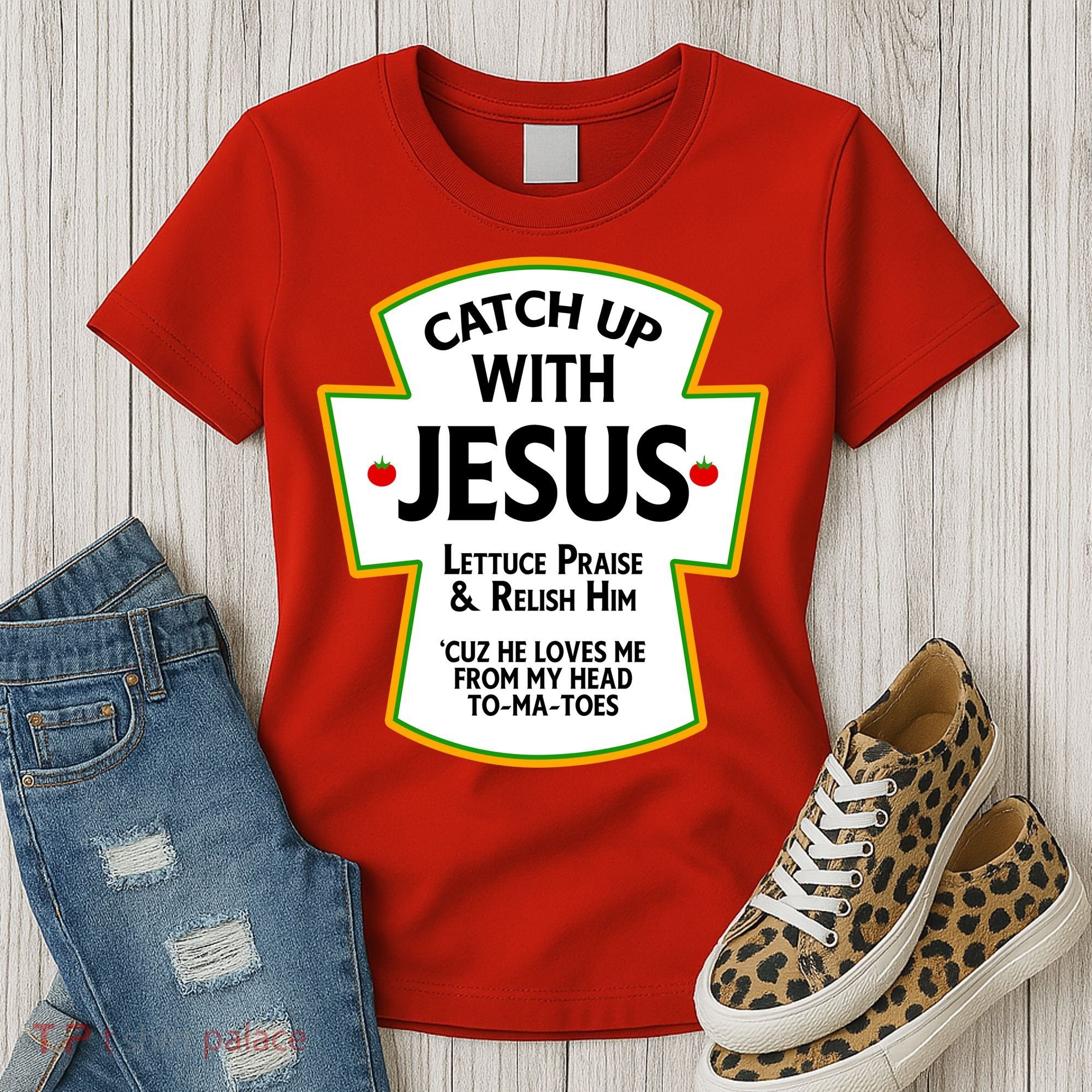 Catch Up With Jesus Women's T-Shirt