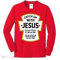 Catch Up With Jesus Kids Long Sleeve Shirt thumb 0
