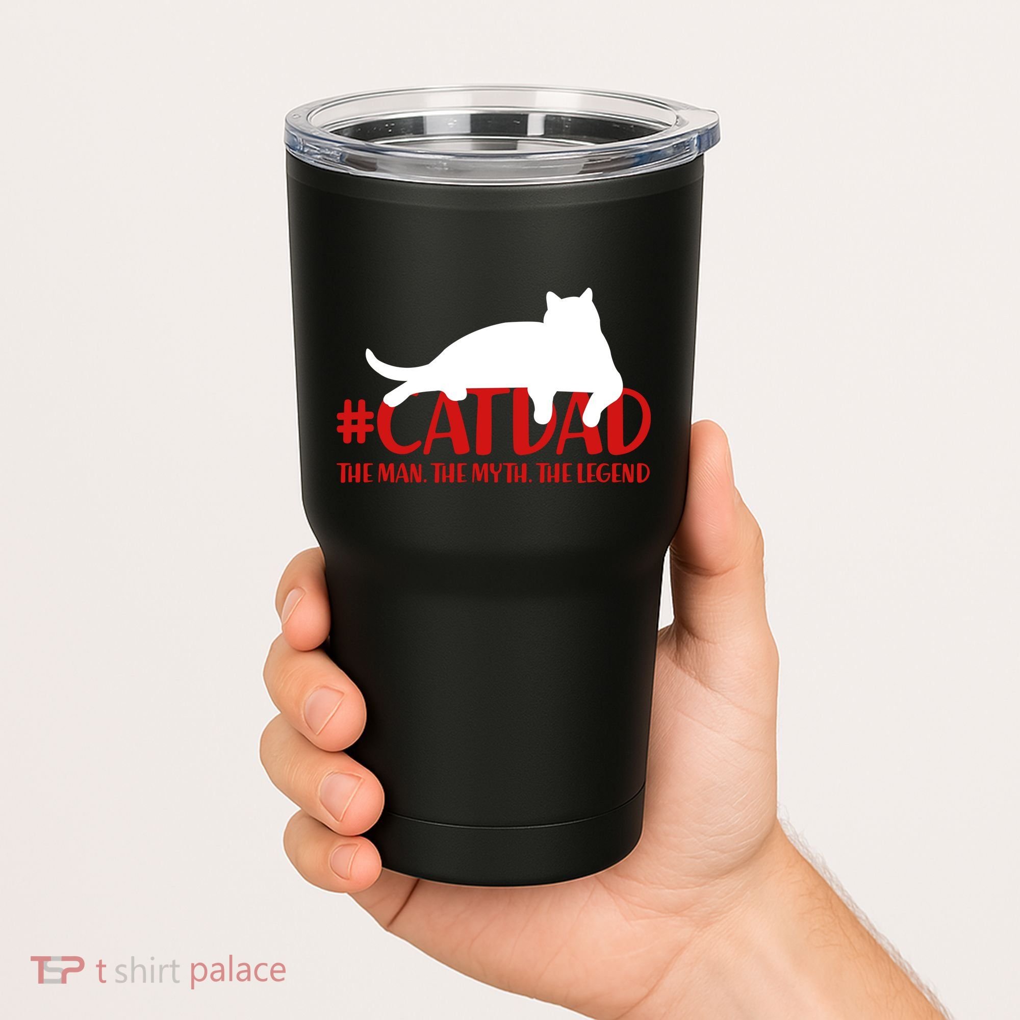 #CatDad The Man Myth Legend Tumbler