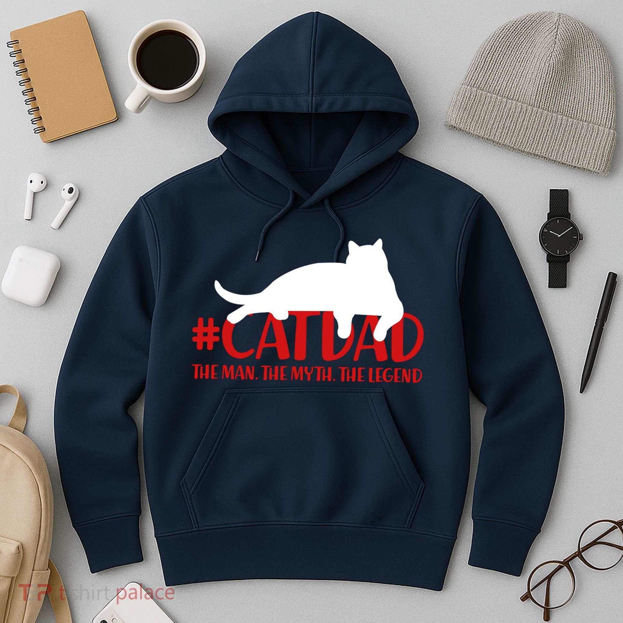 #CatDad The Man Myth Legend Hoodie