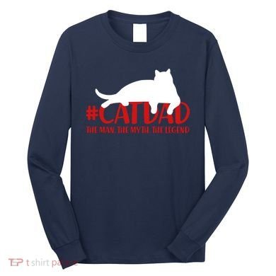 #CatDad The Man Myth Legend Long Sleeve Shirt