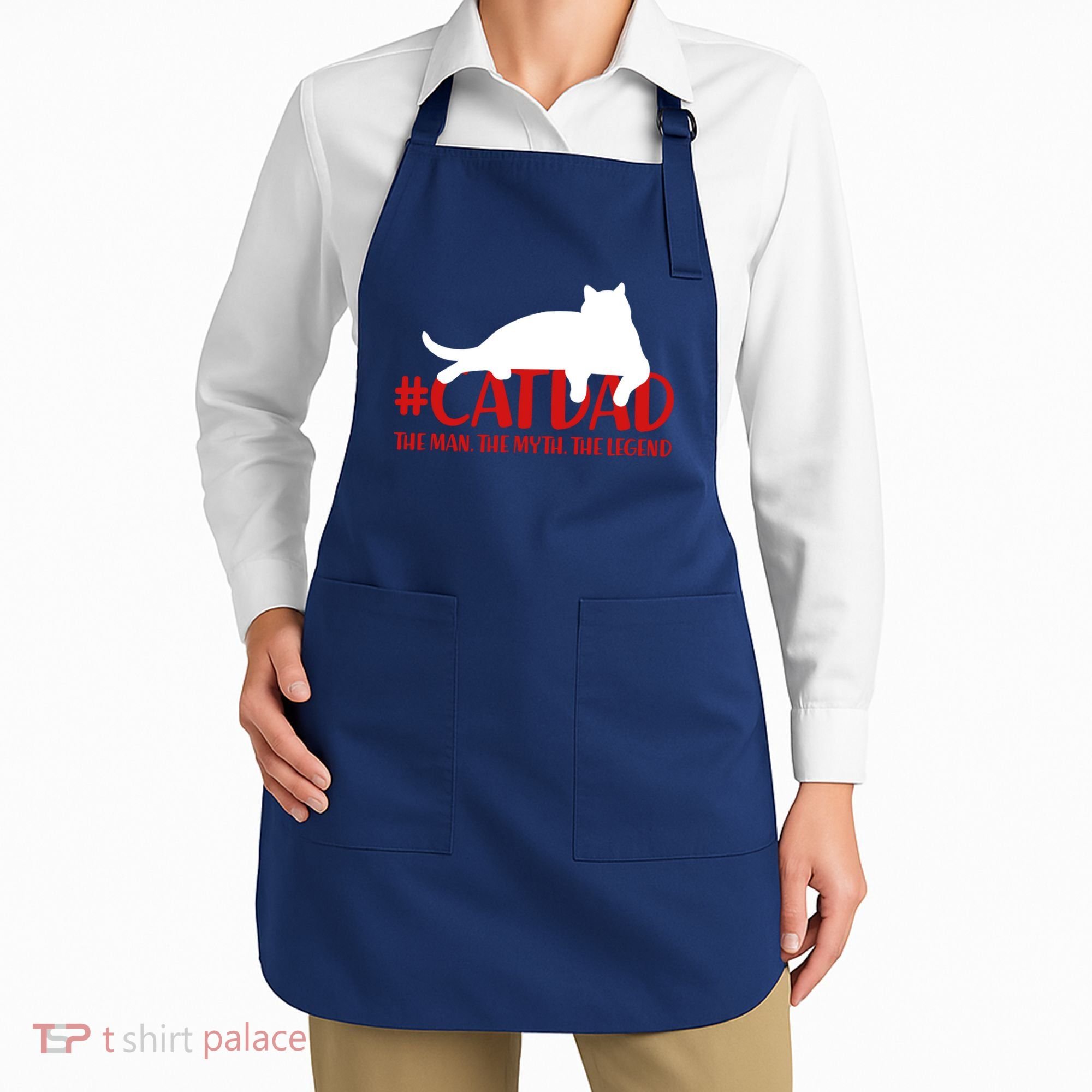 #CatDad The Man Myth Legend Apron