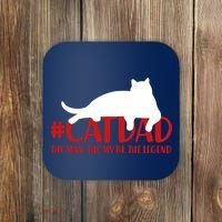 #CatDad The Man Myth Legend Coaster thumb 0