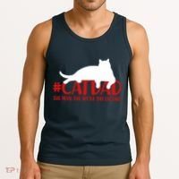 #CatDad The Man Myth Legend Tank Top thumb 3