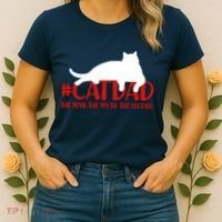 #CatDad The Man Myth Legend Women's T-Shirt thumb 2