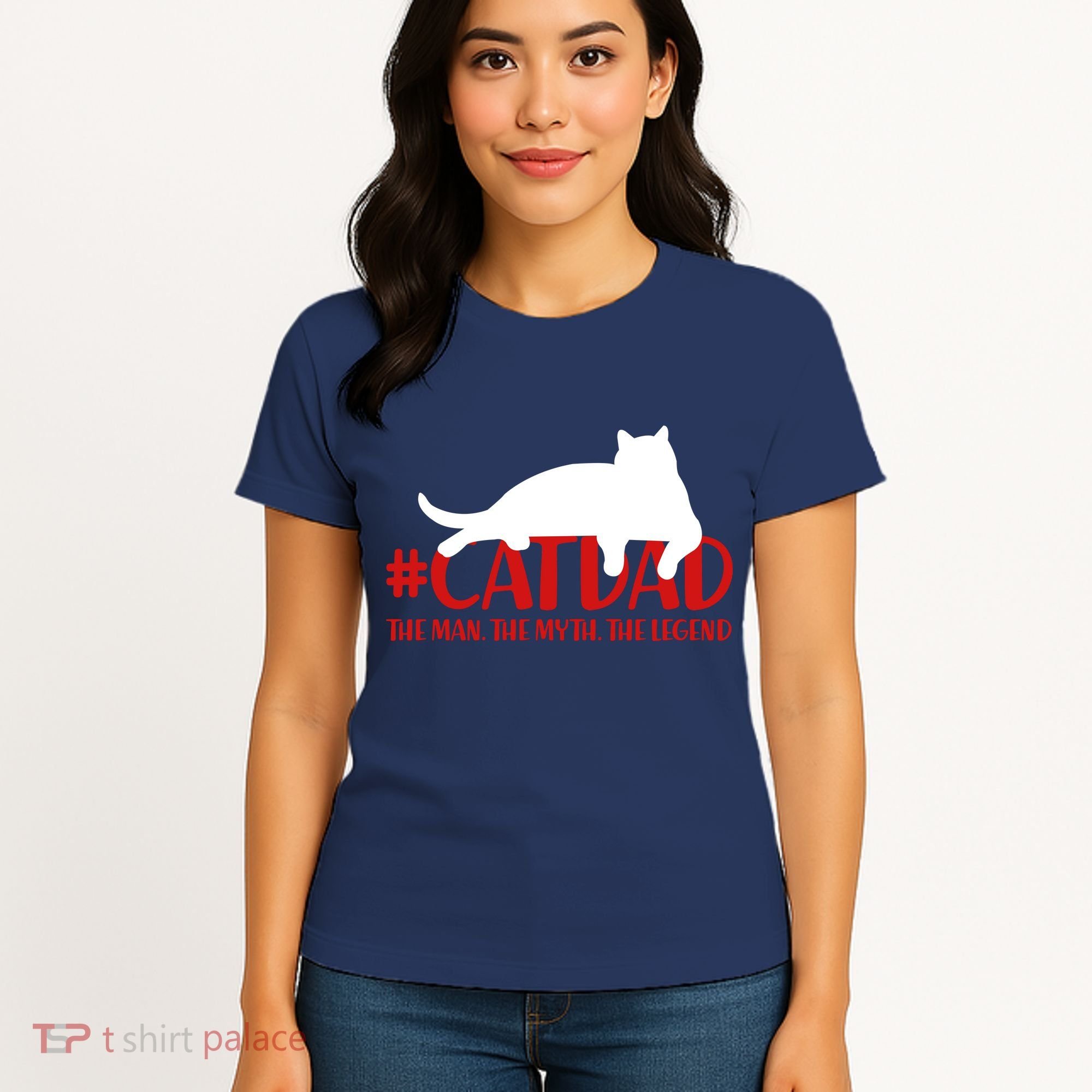 #CatDad The Man Myth Legend Women's T-Shirt