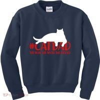 #CatDad The Man Myth Legend Kids Sweatshirt thumb 0