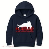 #CatDad The Man Myth Legend Kids Hoodie thumb 0