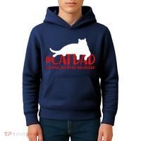 #CatDad The Man Myth Legend Kids Hoodie thumb 4