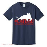 #CatDad The Man Myth Legend Kids T-Shirt thumb 0