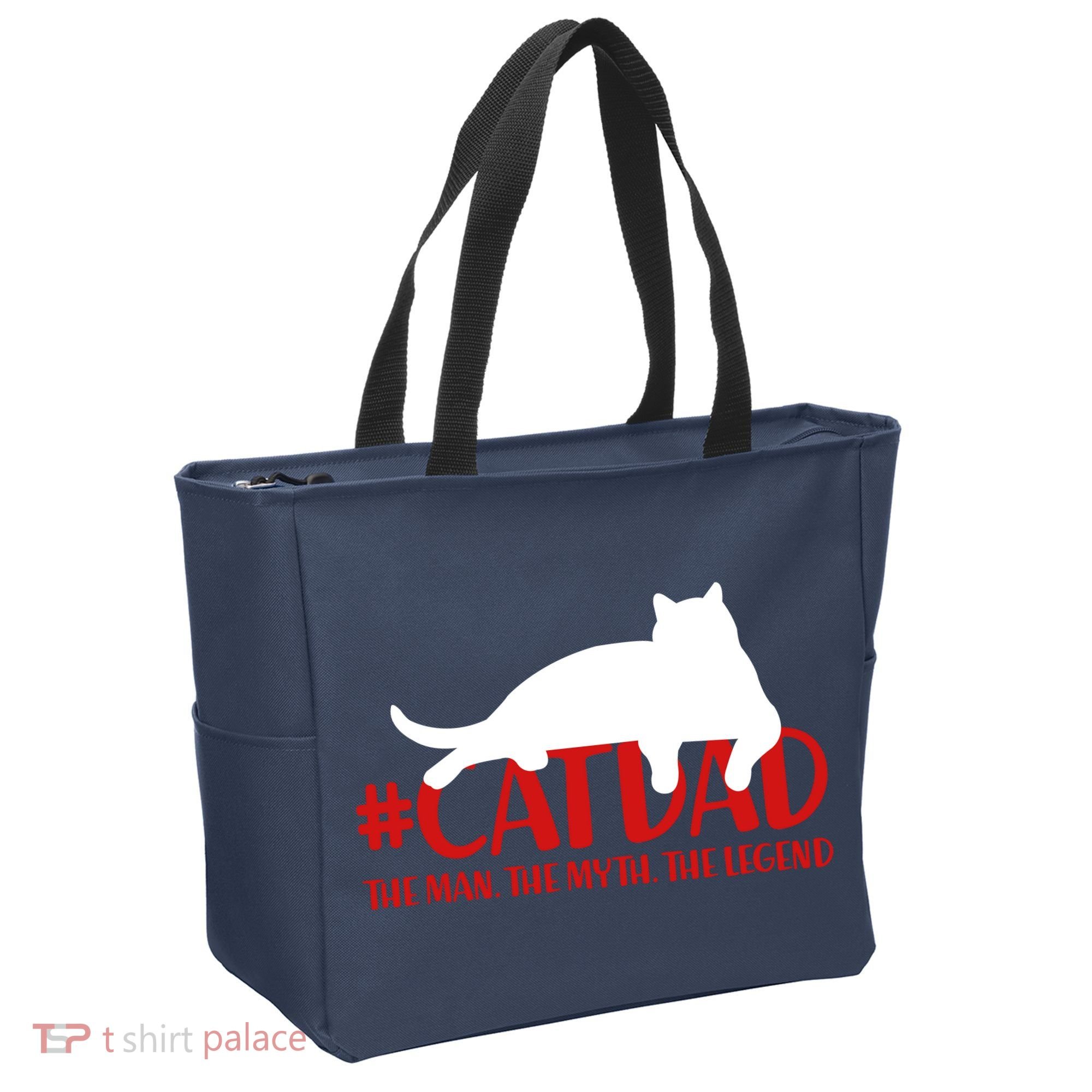 #CatDad The Man Myth Legend Tote Bag